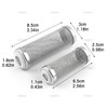 AUEAR, 2 Pack Stainless Steel Mesh Inflow Aquarium Filter Guard
