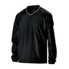 Holloway Men's Bionic Pullover Windshirt, Black/White, Large