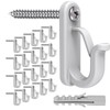 BeneLabel 20-Pack Screw in Hooks for Outdoor String Lights and