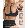 Vertvie Seamless Bra without Underwire Sports Bustier Cross Lace V