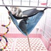 ZOOPOLR Small Pet Animal Hammock, Double Bunkbed Hammock Hanging Bed,