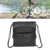 Basketball Backpack Black Large Capacity Drawstring Bag Outdoor Sports Camping