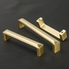 Haidms 10Pack Gold Kitchen Cabinet Handles Gold Cabinet Pulls, Gold