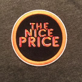 Unbranded THE NICE PRICE Embroidered Sew-On Patch 3” VINTAGE RECORD STORE John Mayer COOL!