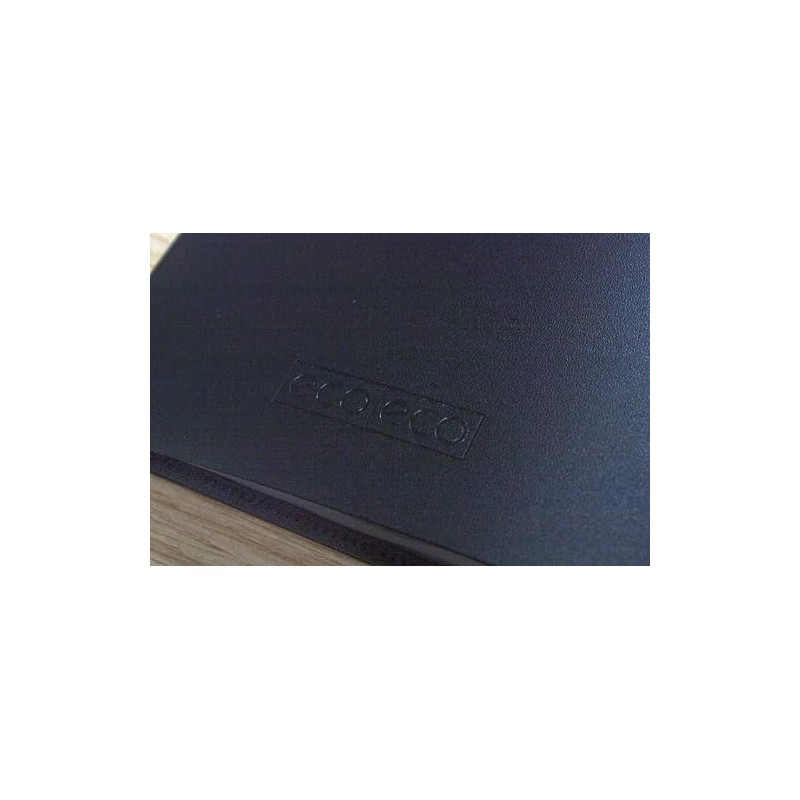 eco-eco A6 Size 50 Percent Recycled 40 Pocket Black Presentation