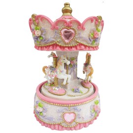 MusicBox Kingdom 14231 The 170mm Carousel Music Box Playing "A Little Night Music"