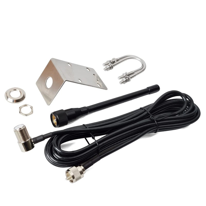 Hys Vhf Marine Antenna Low-profile 156-163Mhz Antennas W/16.4ft(5m) Rg