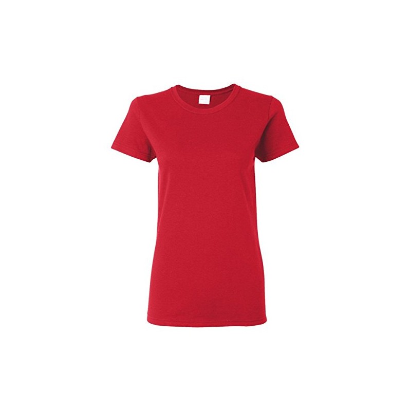 5000L Gildan Missy Fit Heavy Cotton T-Shirt - Red -