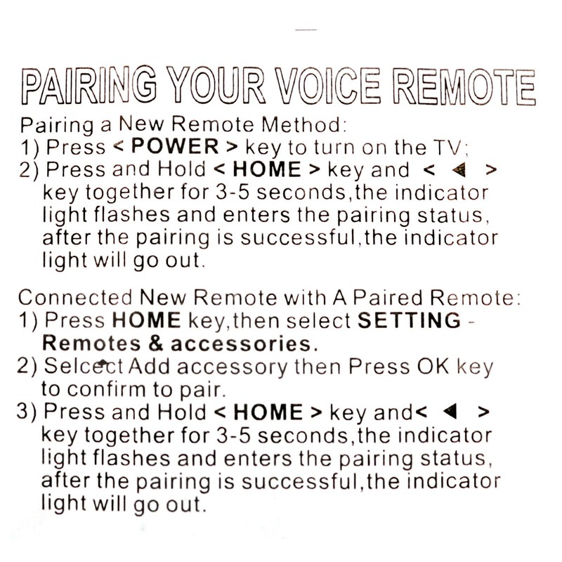 Voice Remote BUF/RMC/0114 for Bush TV Remote Control Replacement, Compatible