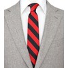 ZENXUS Striped Ties for Men, 3 inch Regular Ties with