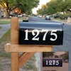 Diggoo 6" Reflective Mailbox Numbers Sticker Decal Die Cut Elegant