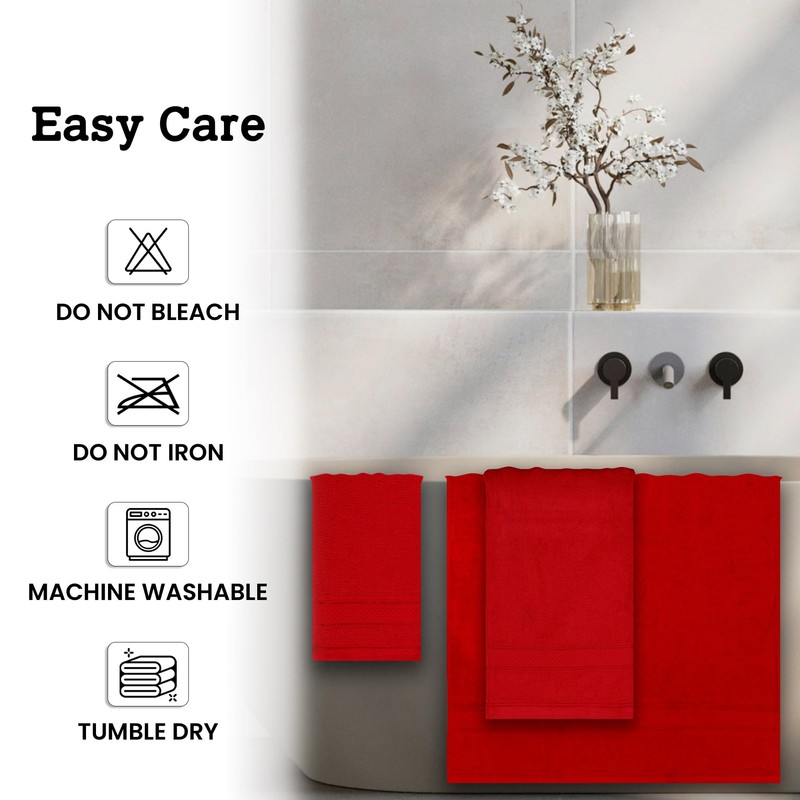Casa Lino 4 Piece Bath Towel Set | 1 Bath