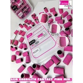 Paquete Limas Barrilito Rosas Uñas 80120220 Fantasy Nails                                                                                             