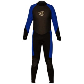 H2Odyssey 3/2mm Neoprene Full Suit for Kids - 4 Way Stretch Material Wet Suit for Juniors with Back Zipper