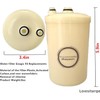 Loiesitarge High Grade Water Filter Replacement, Removal of Chlorine for