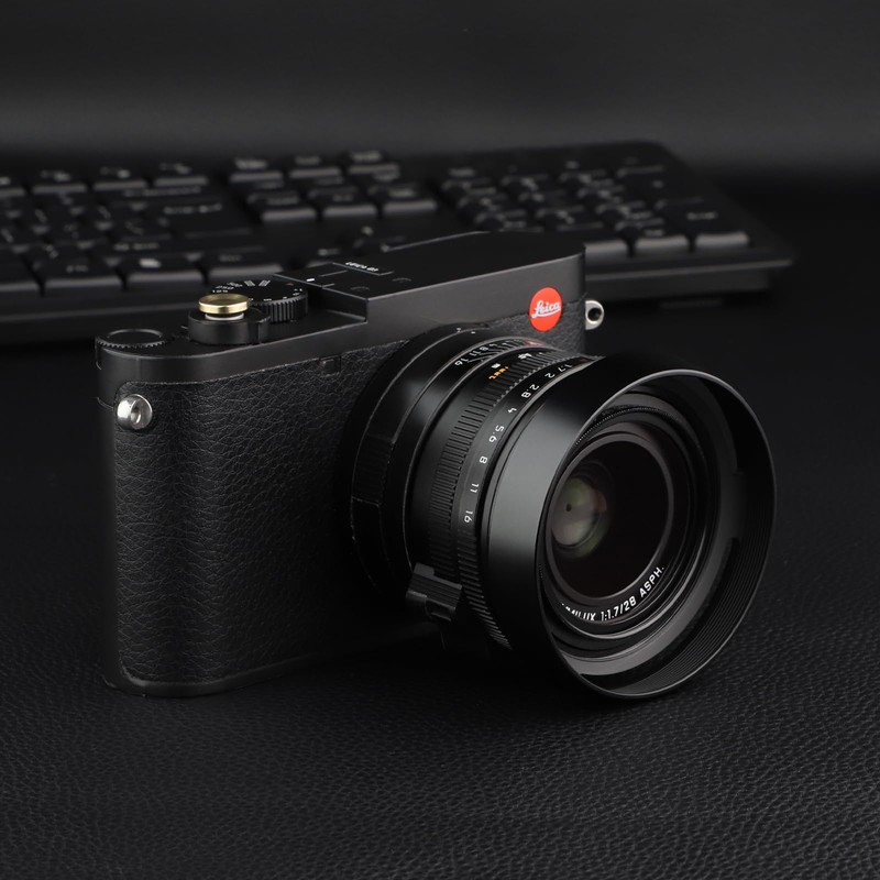 Haoge Metal Lens Hood Shade for Leica Q3 Q2 Q-P