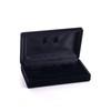 Wide Accessory Cosmetic Box Velour Type Fits Bridal Necklace Earrings