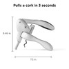 Rabbit Original Lever Corkscrew Wine Opener with Foil Cutter and