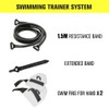 Dryland Powercord with Paddles,Swimming Arm Strength Trainer, Professional Freestyle Swimming
