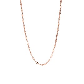 Purelei® Petal Necklace - 18K Gold Plated Stainless Steel Chain - Filigree Link Chain for Women - Charm Compatible - 50-55cm Length - Available in Gold, Silver & Rose Gold, Stainless Steel, Abalone