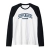 Shippensburg Pennsylvania PA College University Style Blue Raglan Baseball Tee