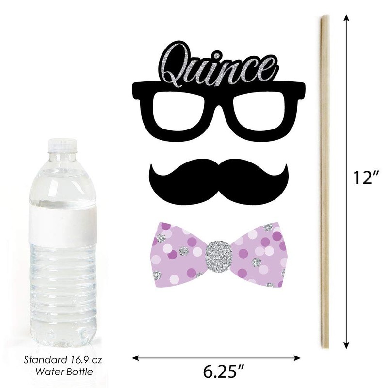 Big Dot of Happiness Quinceanera Purple - Sweet 15 -