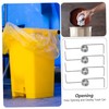 iplusmile 10Pcs Adjustable Lid Spring Mechanism for Metal Garbage Cans