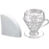 Hario V60 Drip Aid Set, 02 Clear, PDA-1524-T, 140 ml