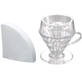 Hario V60 Drip Aid Set, 02 Clear, PDA-1524-T, 140 ml