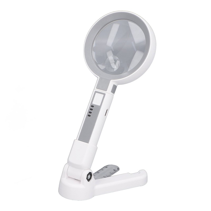 Magnifying Glass 5X 11X 18 LED Rechargeable 3 Brightness Levels