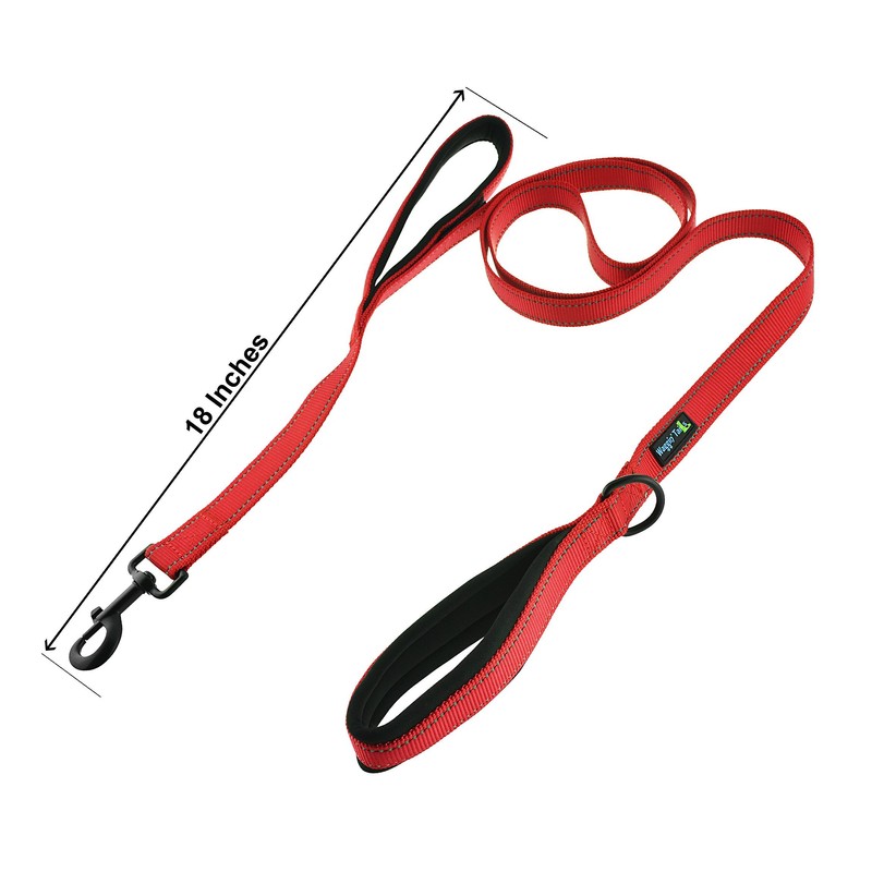 Wagtime Club Soft &Thick Dual Handle 6FT Dog Leash, Premium