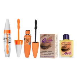 exactitud Kit Tratamiento Serum Aceite Prosa Y Rimel Exactitud Naranja
