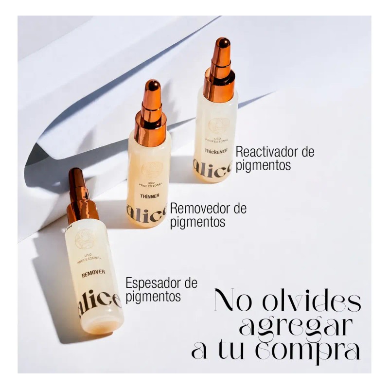 Pigmentos Microblading Alice Para Delineado A Elegir 15ml