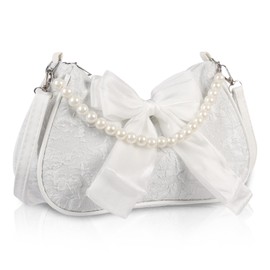 Srvillg Handbags for Women Crossbody, Women's Cross-Body Bags, Womens Small Cross Body Bag, Small Handbag with Zip Pockets for Daily Use (White)