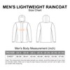 Outdoor Ventures Men's Rain Jacket Waterproof Lightweight Packable Rain Shell