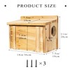 BalterFF Squirrel Houses for Outside Nesting Box Nest Funny Wooden