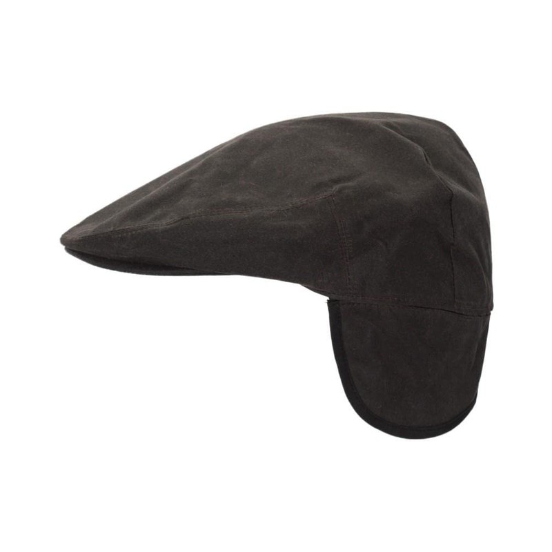 WALKER AND HAWKES - Wax Edmond Flat Cap w/Foldable Ear