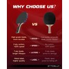 ZTTENLLY Ping Pong Paddle with Carbon Technology | Performance-Series,7-ply Finest