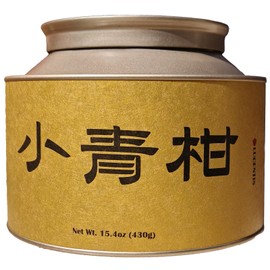 Small Blue Citrus Puer Tea, Chen Skin Puer Tea, 15.16 oz (430 g), 15.16 oz, Fragrant Citrus Flavor, Aged Tea from Yunnan, China