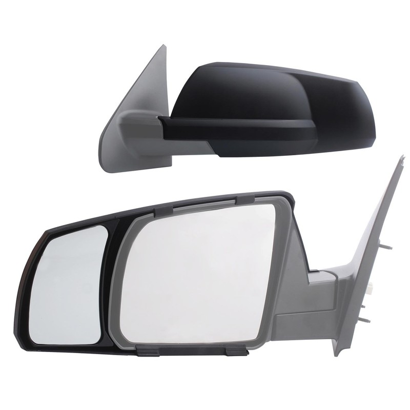 Fit System 81300 Snap-on Black Towing Mirror for Toyota Tundra/Sequoia