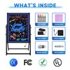 Hosim Standing A-Frame LED Message Writing Board, 32”x 24" Illuminated