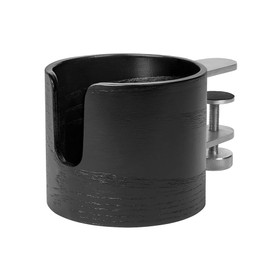 Desk Cup Holder 1Pack (Black), Table Edge Clamp Cup Holder for Home Office Desk, Gaming Desk Accessories, Computer Desk Accessories, Anti-Spill Cup Holder