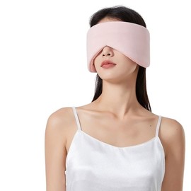 Cute premium blackout sleeping mask wide 3 colors pink 4ea