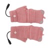 USB Heated Gloves Mitten Men Women Winter Knitted Fingerless Hand