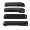 Voodonala Black Wood Grain Inner Door Handle Covers Trim for