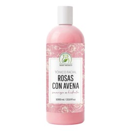 Tónico Facial Productos Mart Mexico 1L Agua De Rosas & Avena Hipoalergénico