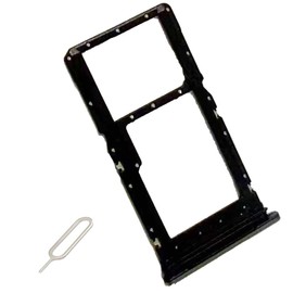 UPONEW for Motorola Moto G Stylus 5G 2024 Sim Card Tray & Micro SD Sim Card Holder Container Replacement Part (Black)