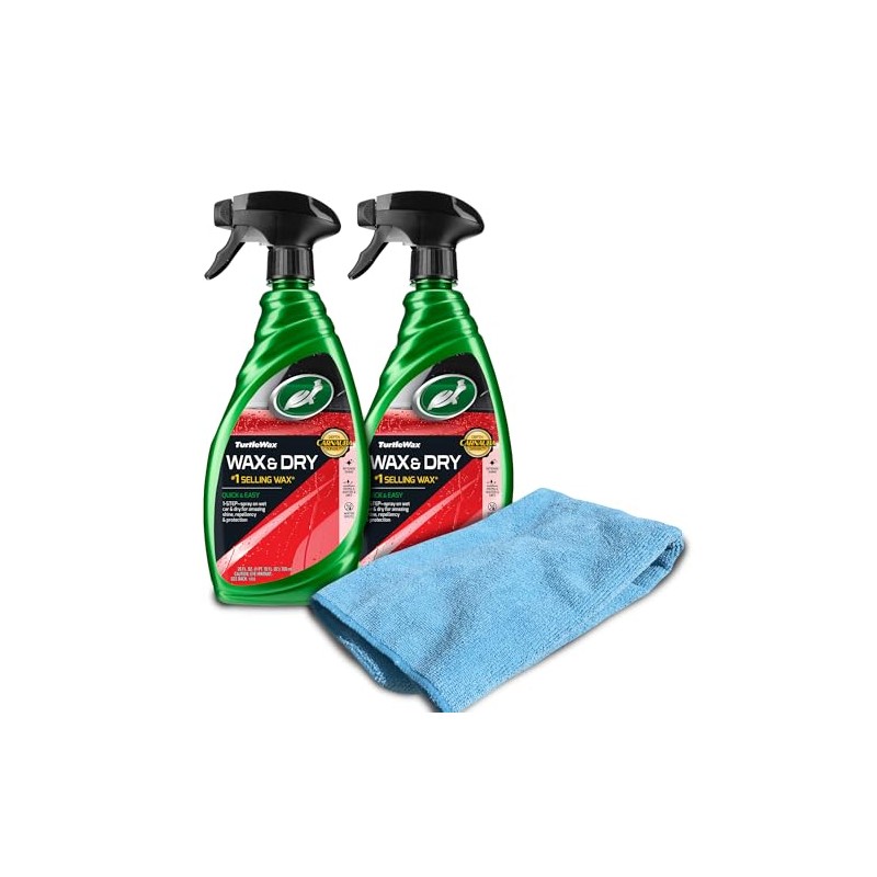 Turtle Wax 50834 1-Step Wax and Dry, Quick and Easiest