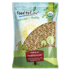 Food to Live Organic Super 5 Seeds Mix, 10 Pounds – A Non-GMO Blend of Flax Seeds, Sesame Seeds, Sunflower Kernels, Pumpkin Kernels, and Chia Seeds, Vegan, Kosher, Bulk. Great for Smoothies & Salads