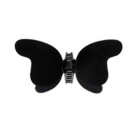Hair Claw Clip Extra Large Round Comb Teeth Lightweight Butterfly Hair Clamp for Hair Styling Black